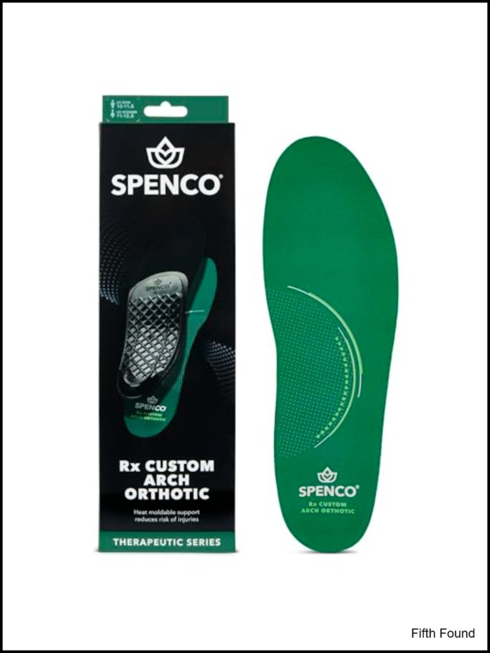 Spenco Rx Arch Support Orthotic Insoles 4-Way Stretch Nylon